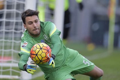 Foto Alfredo Falcone - LaPresse 29/11/2015 Roma ( Italia) Sport Calcio Roma - Atalanta Campionato di Calcio Serie A Tim 2015 2016 - Stadio Olimpico di Roma Nella foto:sportiello Photo Alfredo Falcone - LaPresse 29/11/2015 Roma (Italy) Sport Soccer Roma - Atalanta Italian Football Championship League A Tim 2015 2016 - Olimpico Stadium of Roma In the pic:sportiello